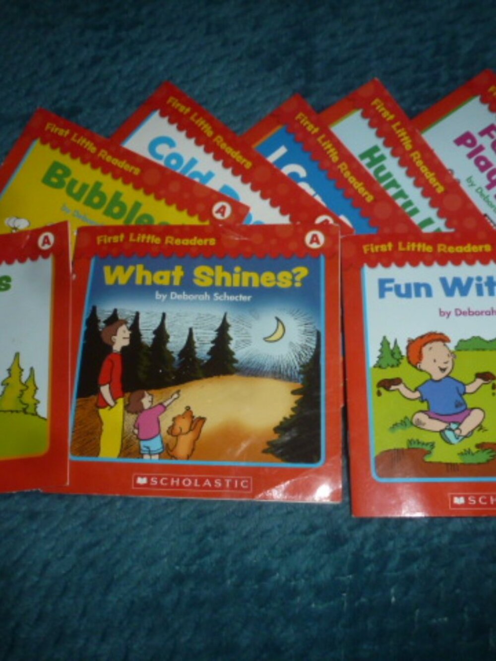 Scholastic First Little Readers Level A Book Lot – 8 Books by Deborah Schecter